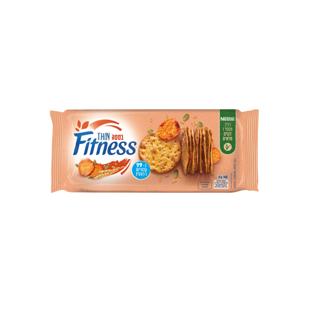 Fitness Sweet Potato Thin Crackers 140g