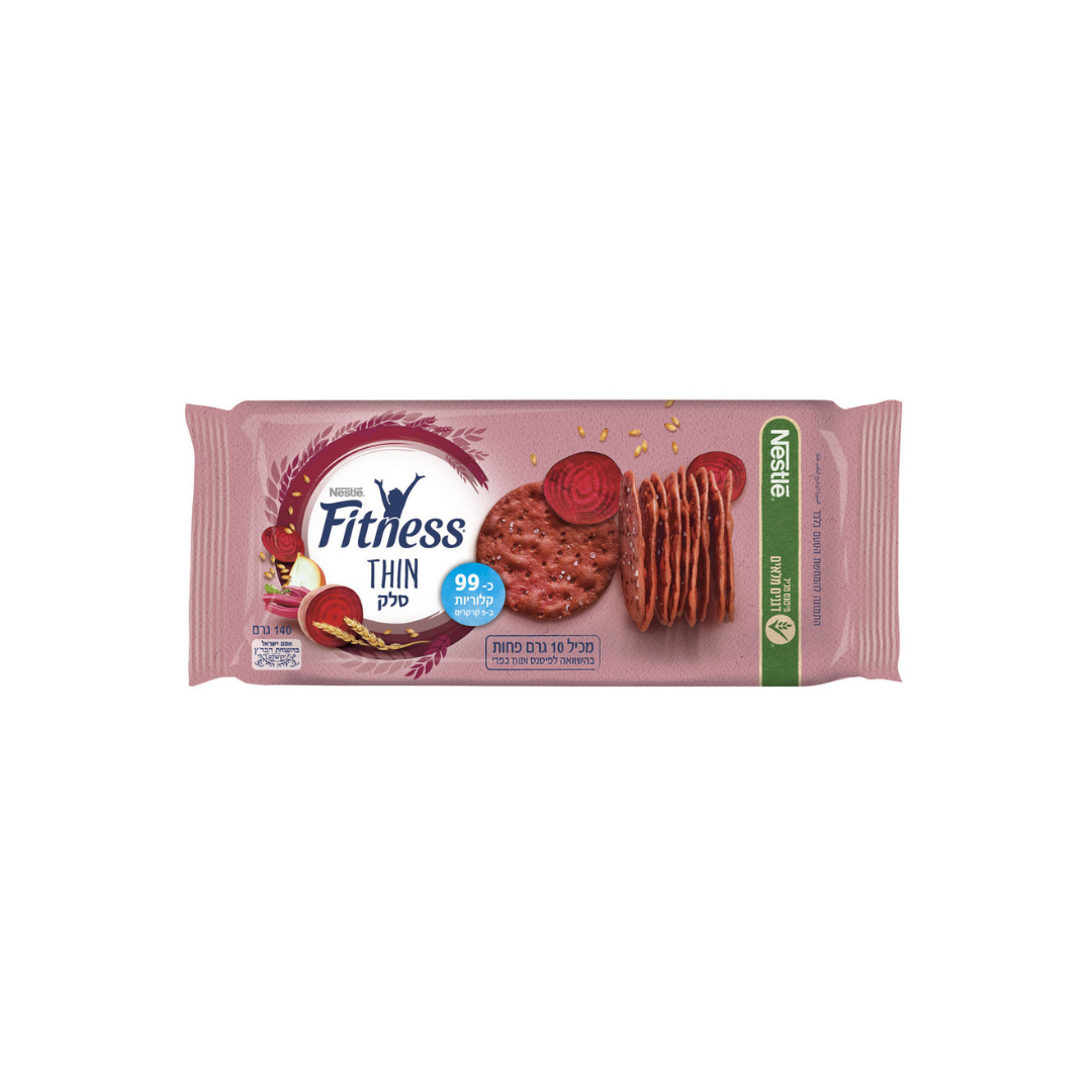 Fitness Beet Thin Crackers 140g