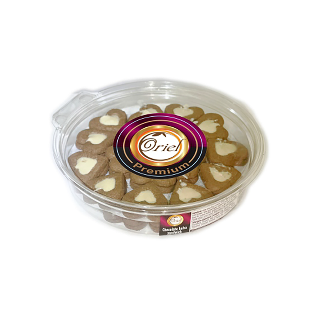 Oriel Chocolate Halva Hearts Cookies 8.8oz