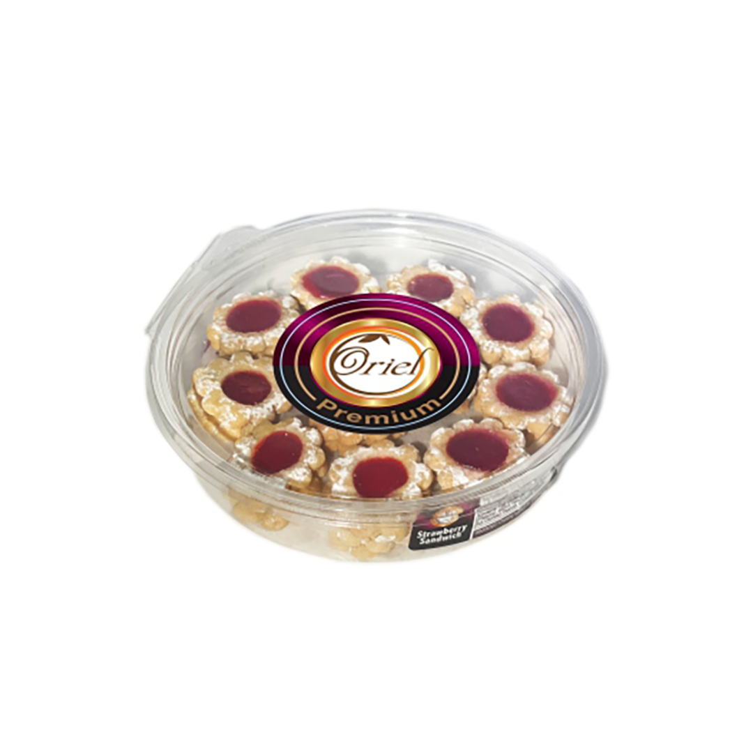 Oriel Strawberry Sandwich Cookies 8.8oz