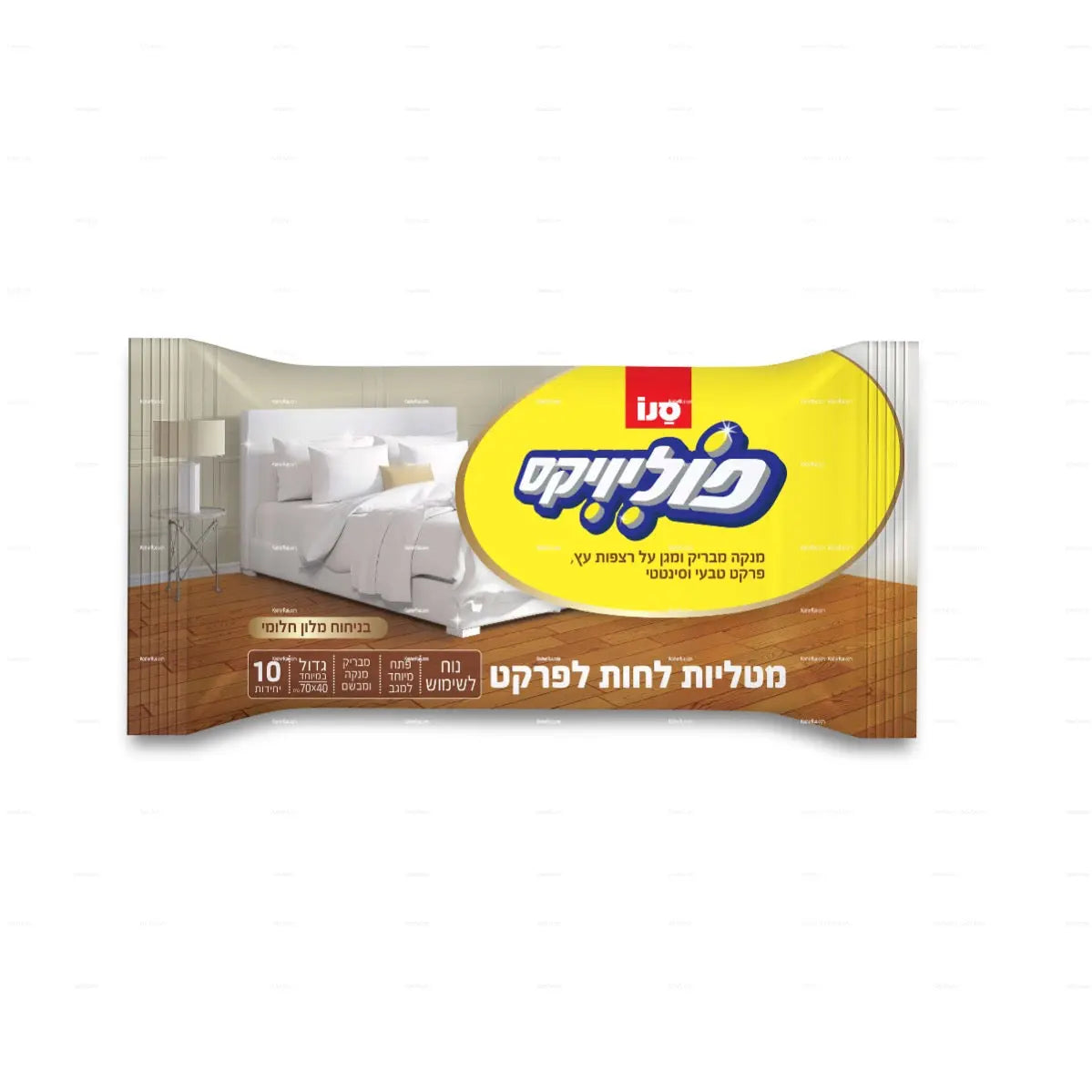 Sano Poliwix Parquet Wet Wipes (Wood) 10pk