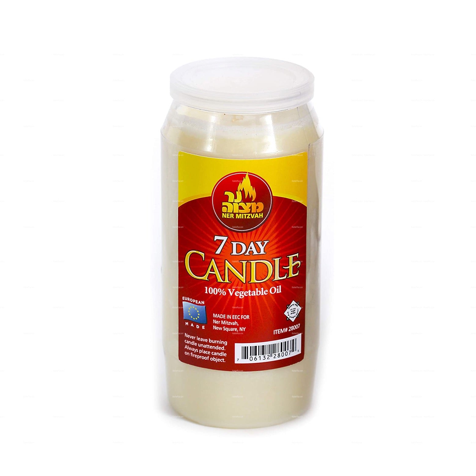 12510 candle 7 days glass