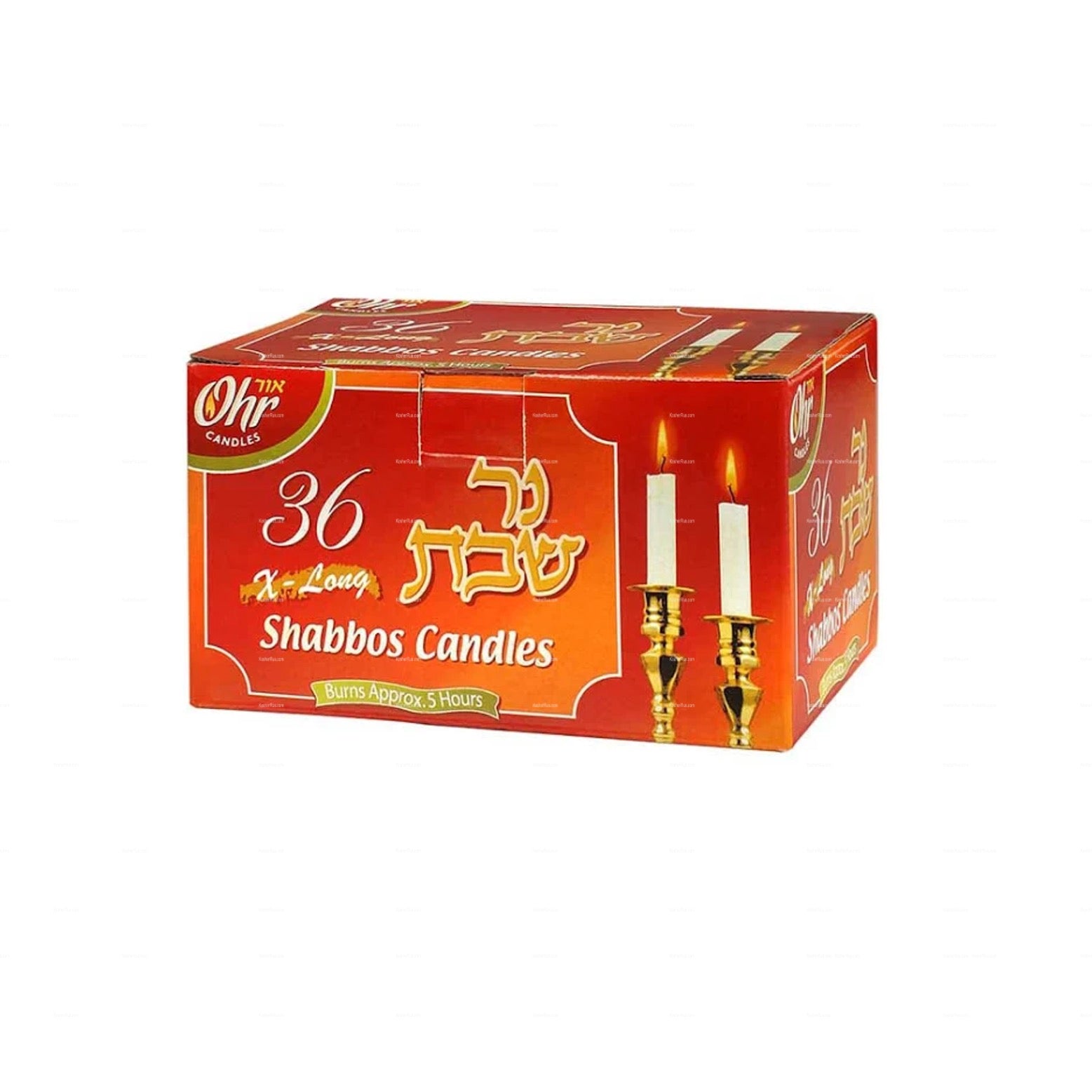 Shabbat Candles (36 Candles)